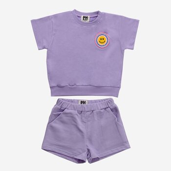 Petite Hailey Petite Hailey Multi Smile Sweatshirt Set