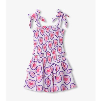 Hatley Hatley Glowing Heart Smocked Angel Dress