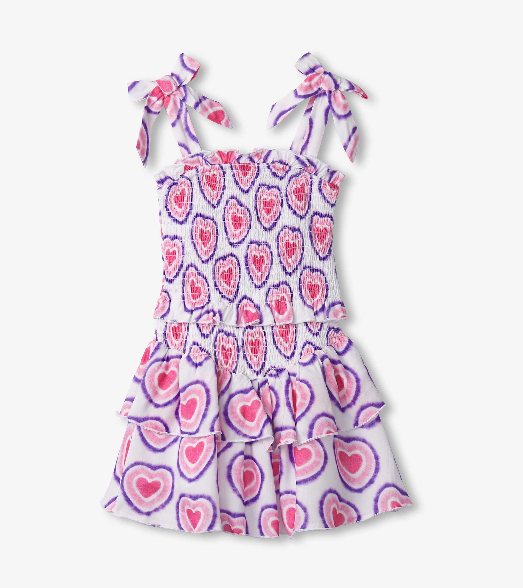 Hatley Hatley Glowing Heart Smocked Angel Dress