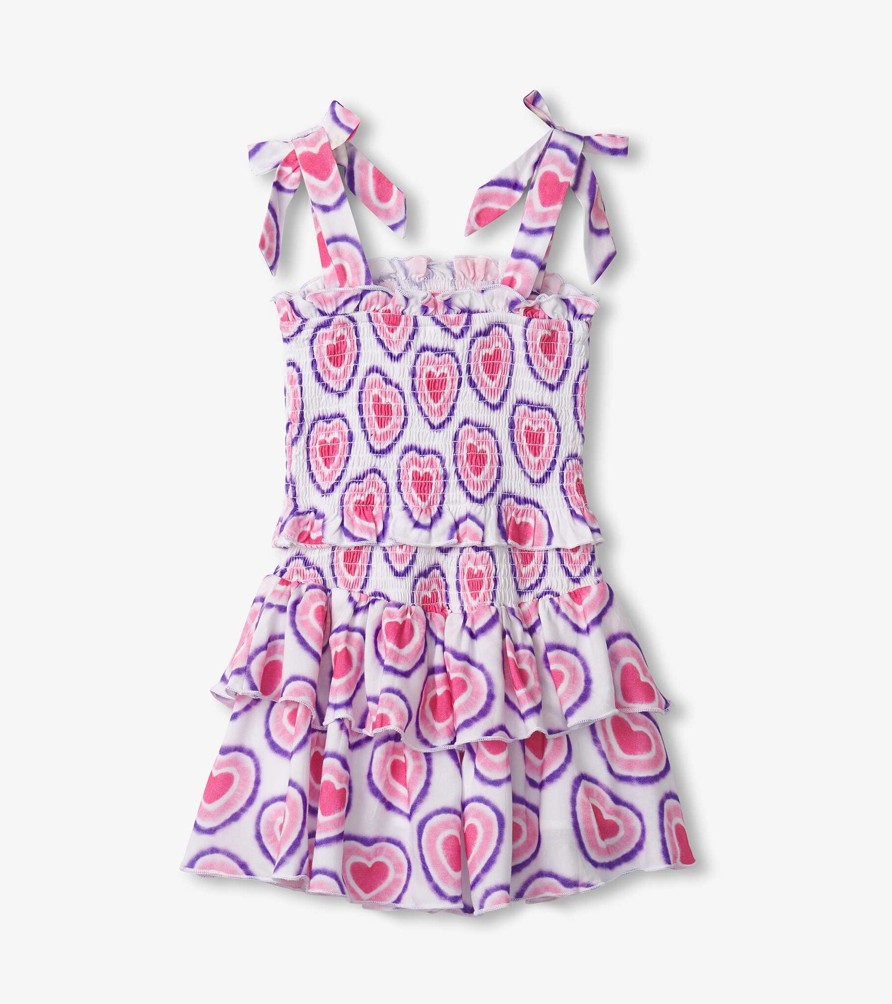 Hatley Hatley Glowing Heart Smocked Angel Dress