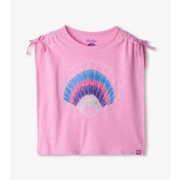 Hatley Hatley Lilac Shell Cinched Shoulder Top