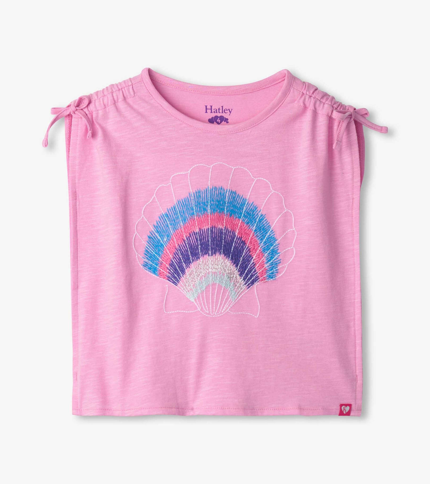 Hatley Hatley Lilac Shell Cinched Shoulder Top