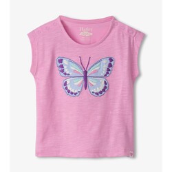 Hatley Hatley Painted Butterfly Snap Up Tee