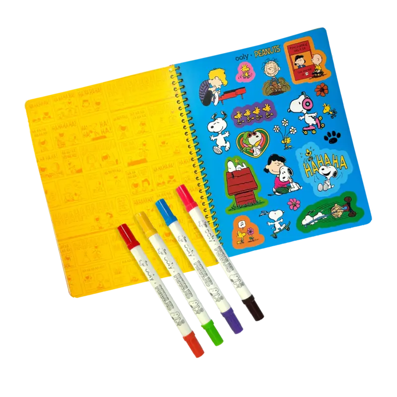 ooly Ooly x Peanuts Activity Travel Kit & Double-Ended Markers