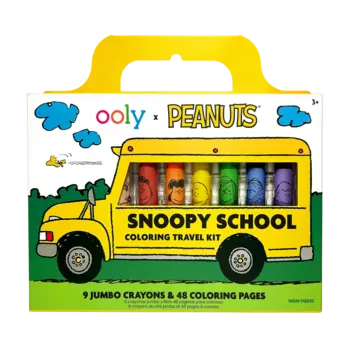 ooly Ooly x Peanuts Snoopy School Coloring Travel Kit