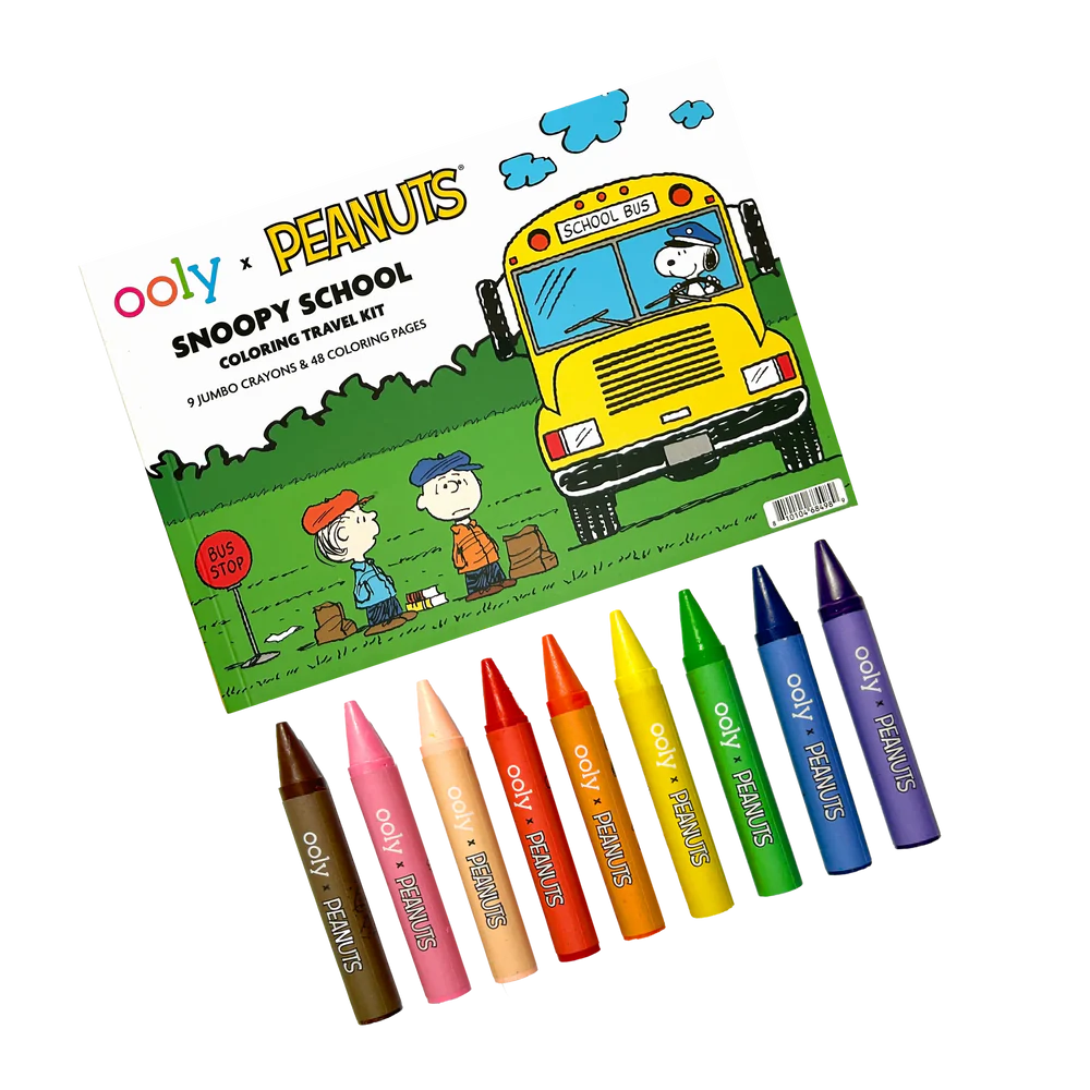 ooly Ooly x Peanuts Snoopy School Coloring Travel Kit