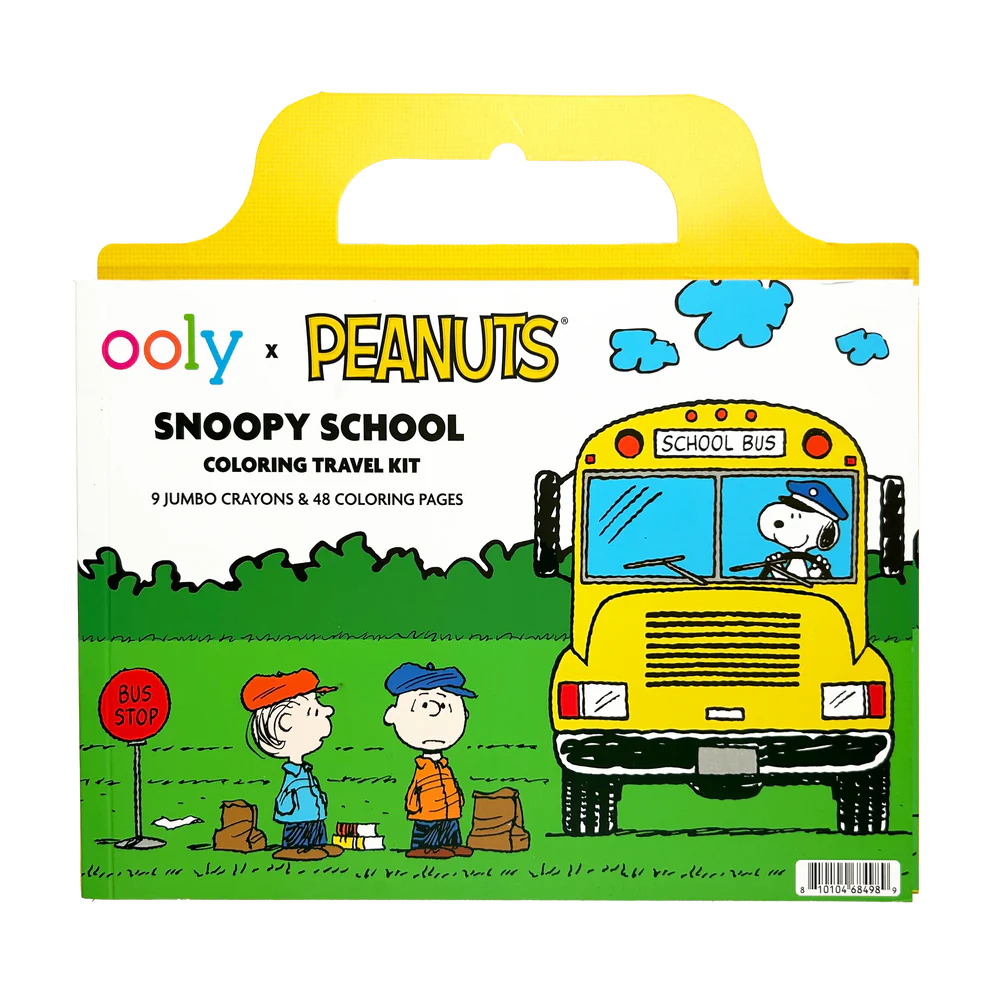 ooly Ooly x Peanuts Snoopy School Coloring Travel Kit