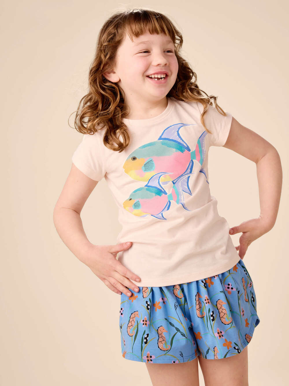 Tea Collection Tea Queen Trigger Fish Graphic Tee