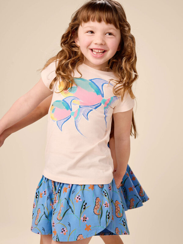 Tea Collection Tea Queen Trigger Fish Graphic Tee