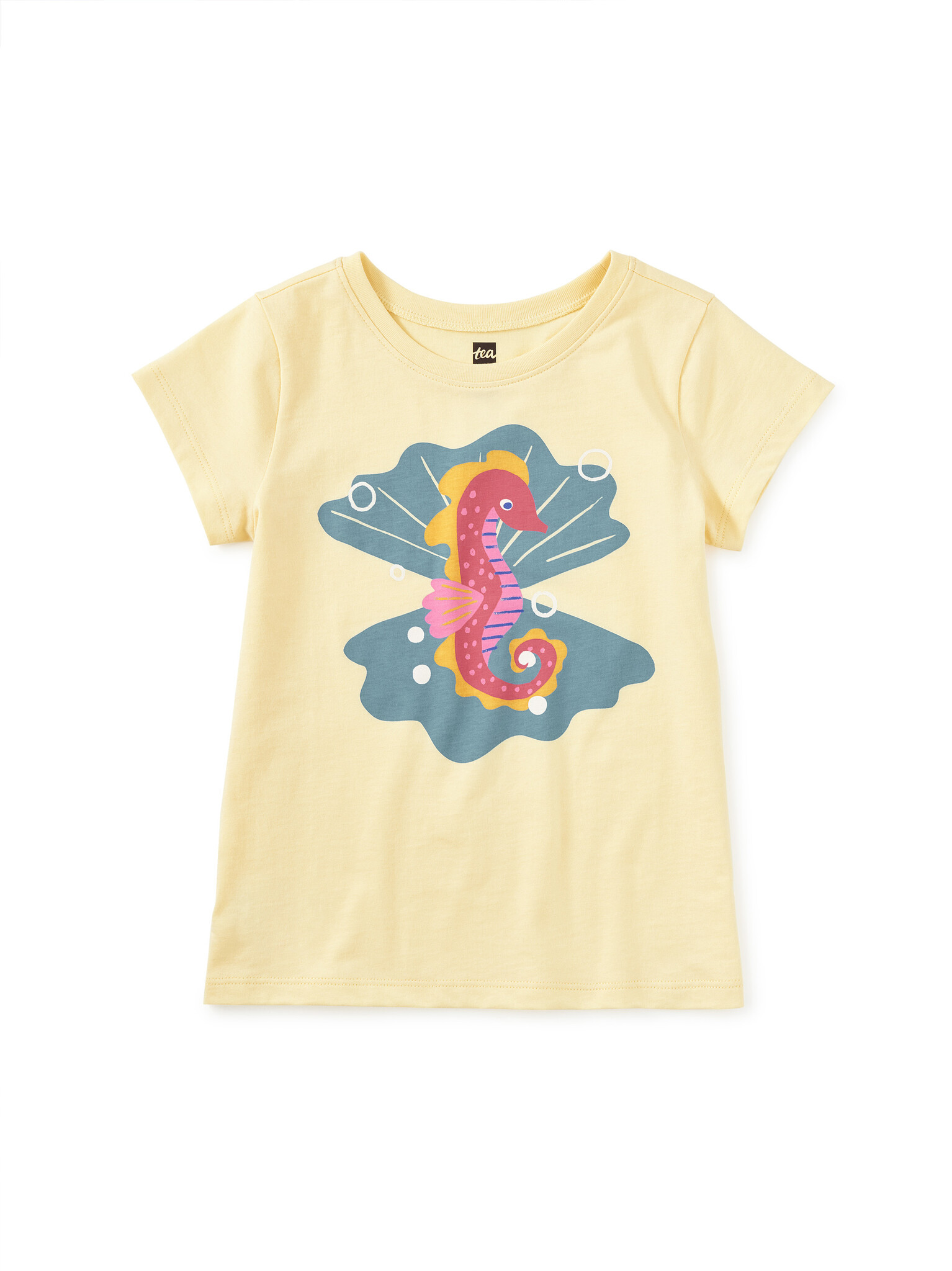 Tea Collection Tea Seahorse & Pearls Graphic Tee