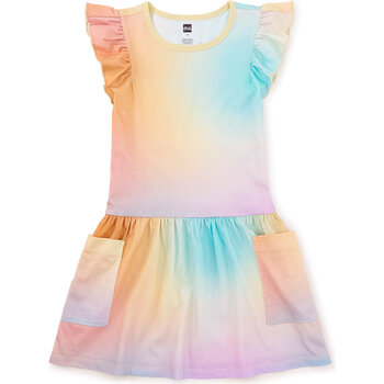Tea Collection Tea Flutter Sleeve Pocket Dress