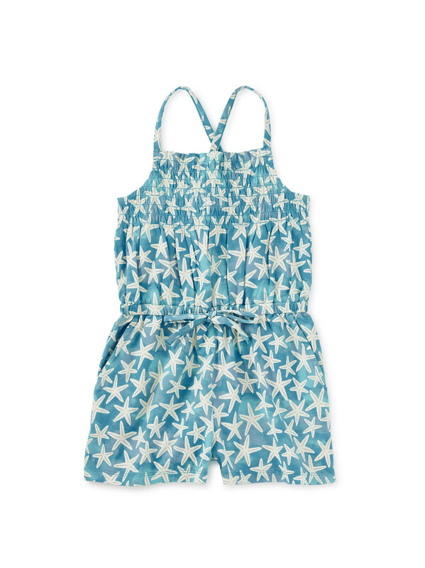 Tea Collection Tea Smocked Strappy Romper