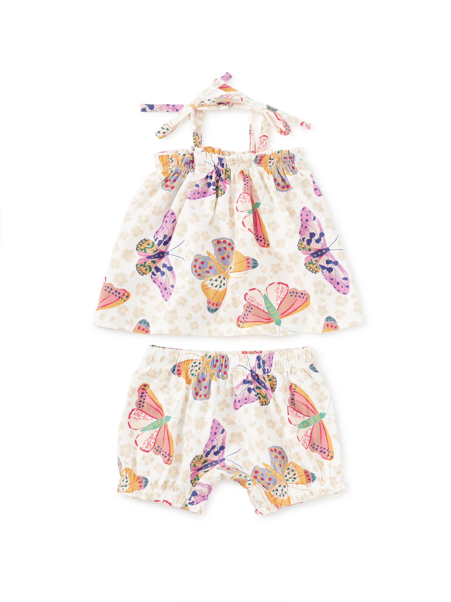 Tea Collection Tea Tie Shoulder Baby Set