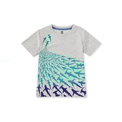 Tea Collection Tea Shiver of Sharks Graphic Tee
