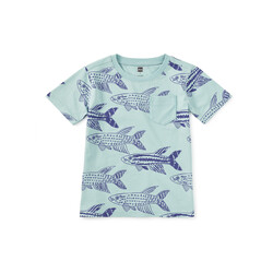 Tea Collection Tea Printed Pocket Tee