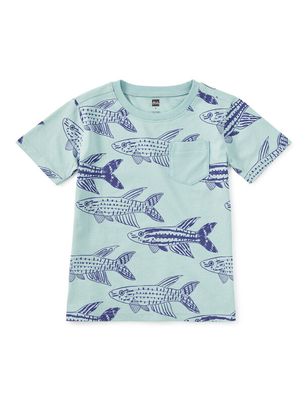 Tea Collection Copy of Tea Printed Pocket Tee