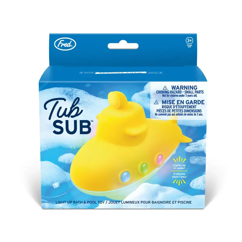 Fred & Friends Tub Sub - Light Up Bath and Pool Toy