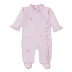 kissy kissy Kissy Kissy SCE Rose Blooms Footie w/Hand Embroidery