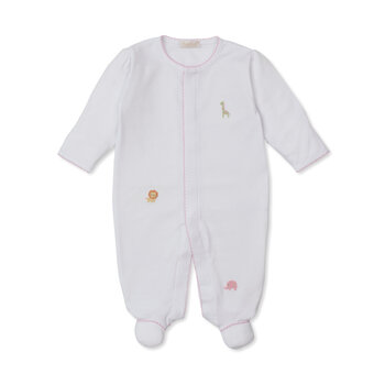 kissy kissy Kissy Kissy SCE Safari Wild Footie w/Hand Embroidery