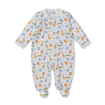 kissy kissy Kissy Kissy Safari Wild Zip Footie