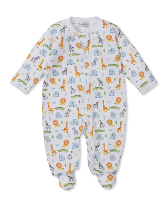 kissy kissy Kissy Kissy Safari Wild Zip Footie