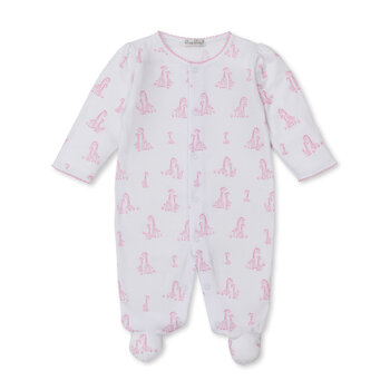 kissy kissy Kissy Kissy Giraffe Grace Footie w/Hat Set