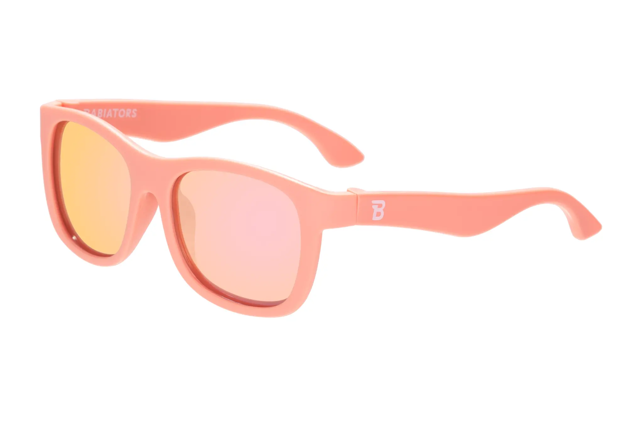 Babiators Babiators Perfect Papaya Polarized Kid Sunglasses w/ Peach Mirror Lens