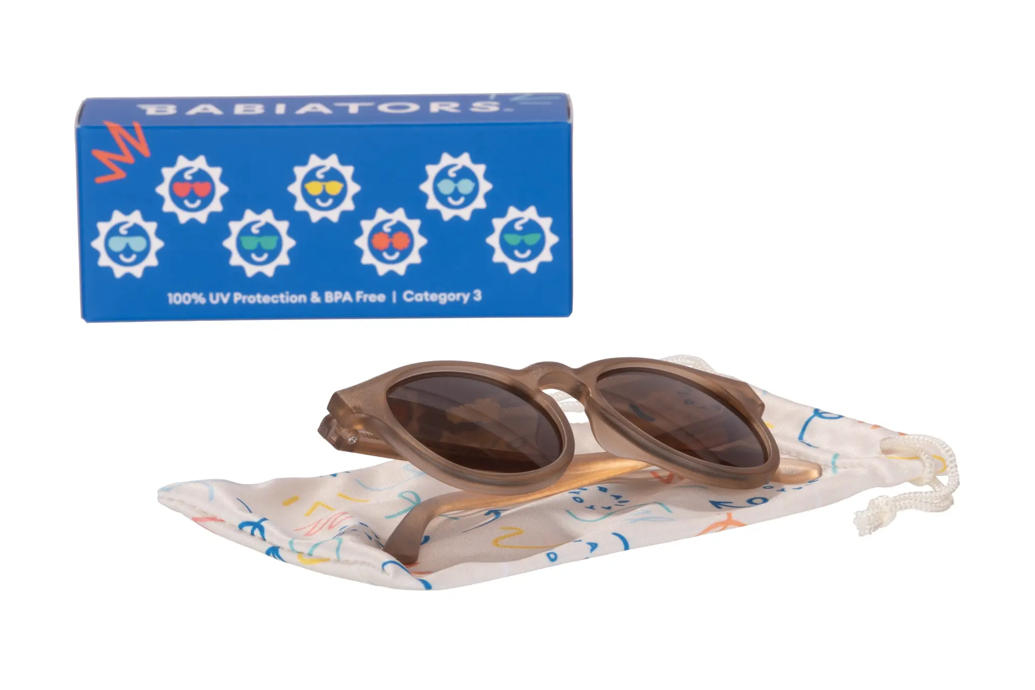 Babiators Babiators Cocoa Cloud Transparent Keyhole Sunglasses
