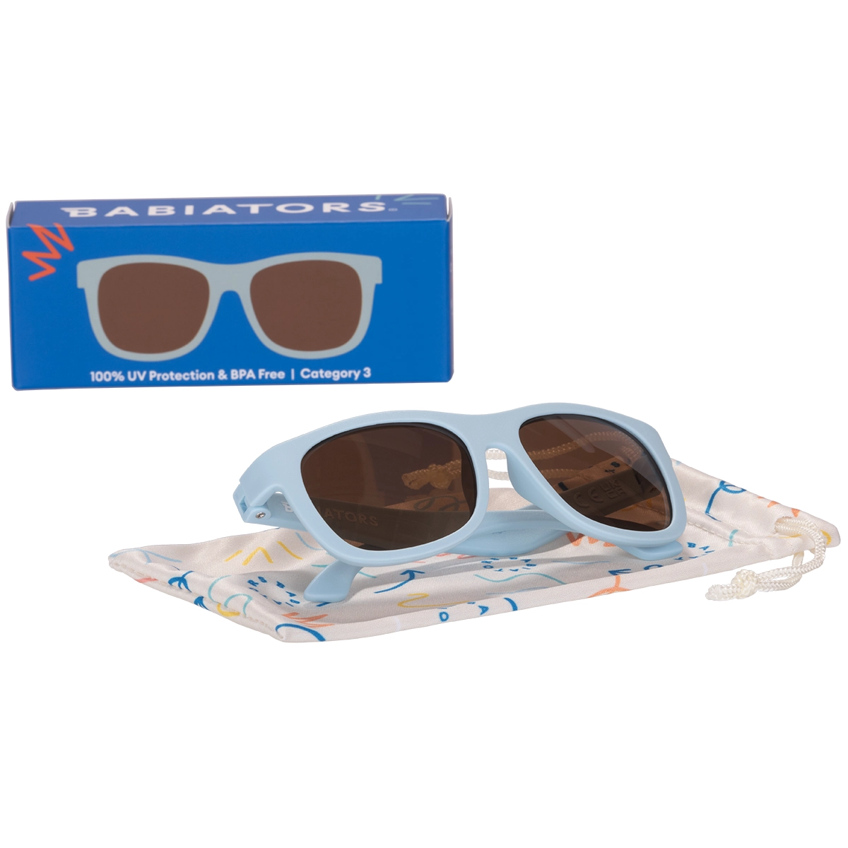 Babiators Babiators Baby Blue with Amber Lens Navigator