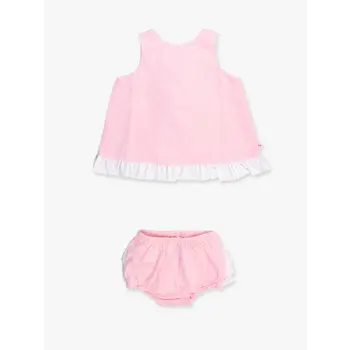 RuffleButts Rufflebutts Swiss Dot Swing Top And Bloomer Set