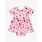 RuffleButts Rufflebutts Knit Short Sleeve Twirl Romper