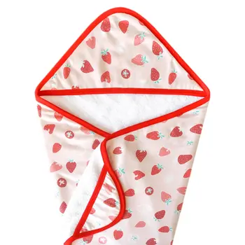 Copper Pearl Copper Pearl Strawberry Premium Baby Knit Hooded Towel