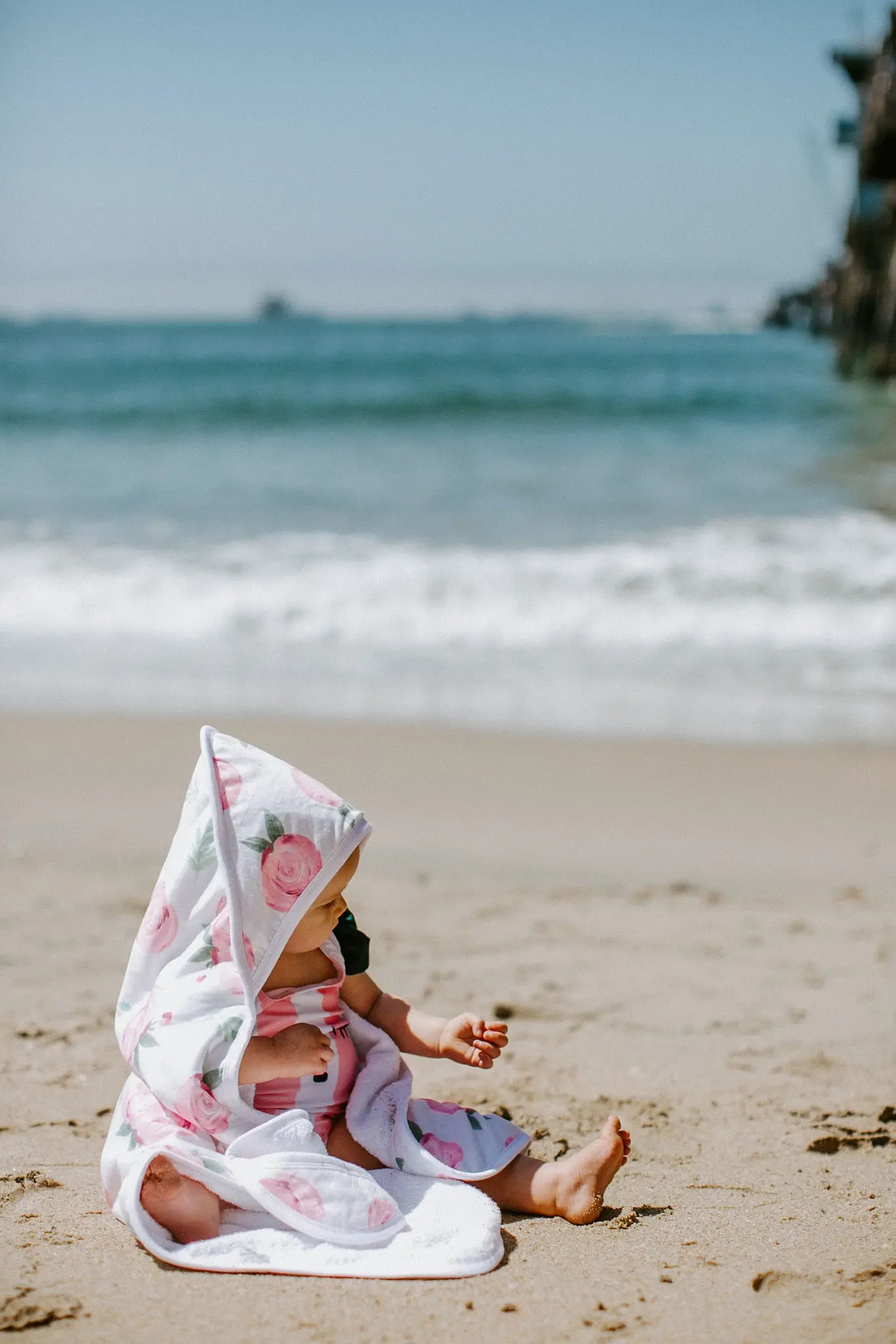 Copper Pearl Copper Pearl Grace Premium Baby Knit Hooded Towel