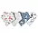 Copper Pearl Copper Pearl Rufus Baby Bandana Bib Set (4-pack)
