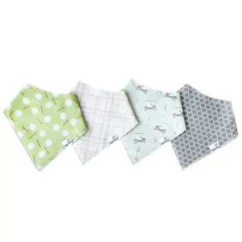 Copper Pearl Copper Pearl Bogey Baby Bandana Bib Set (4-pack)