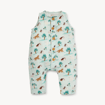 Magnetic Me Magnetic Me Central Bark Cotton Short Sleeve Coverall