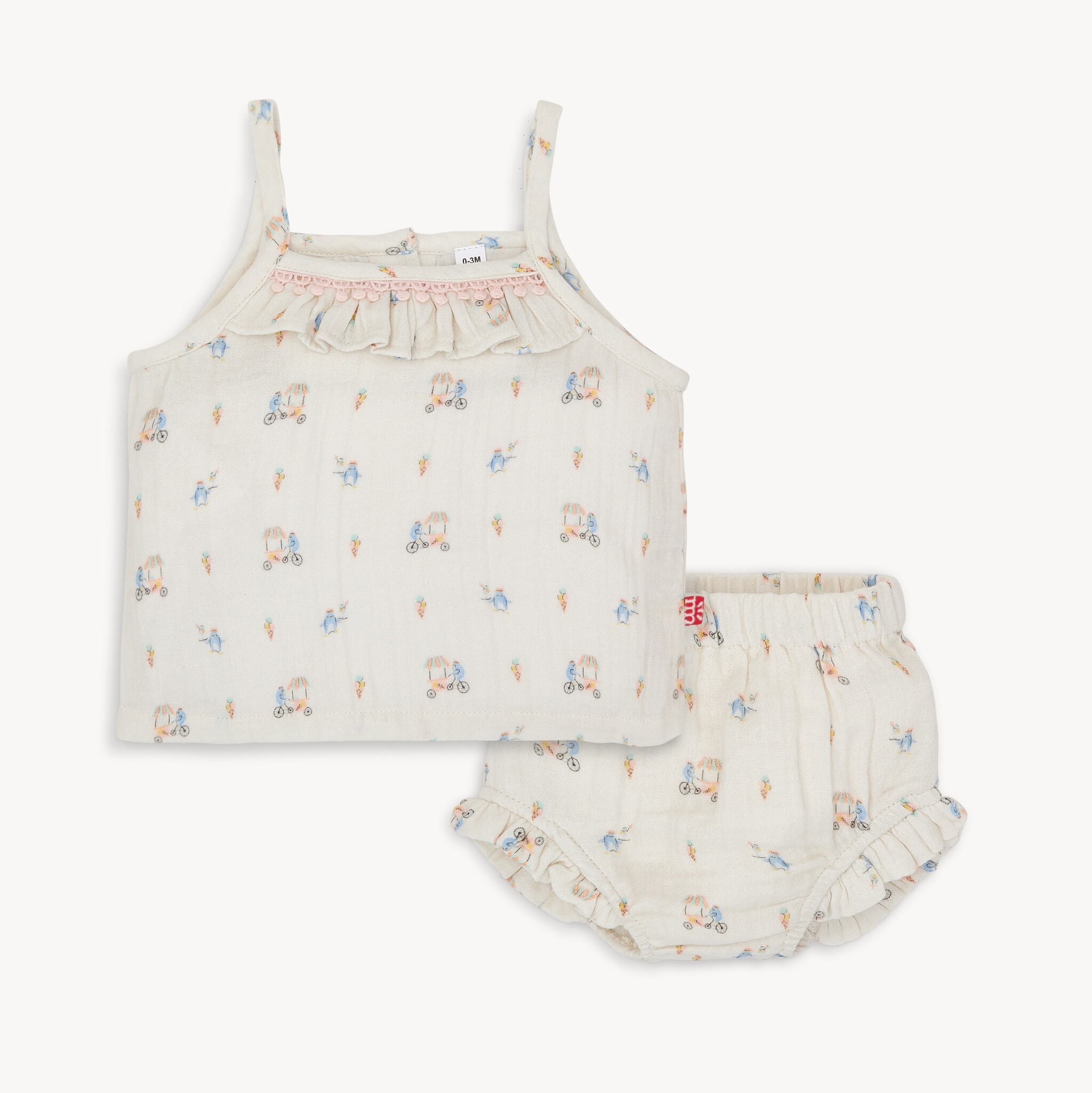 Magnetic Me Magnetic Me Penguin Pints Cotton Tank + Bloomer