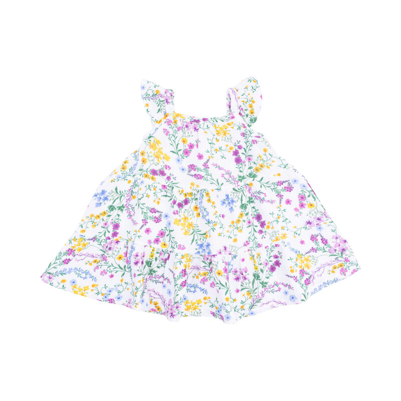 Angel Dear Angel Dear Cottage Climbing Floral Twirly Sundress