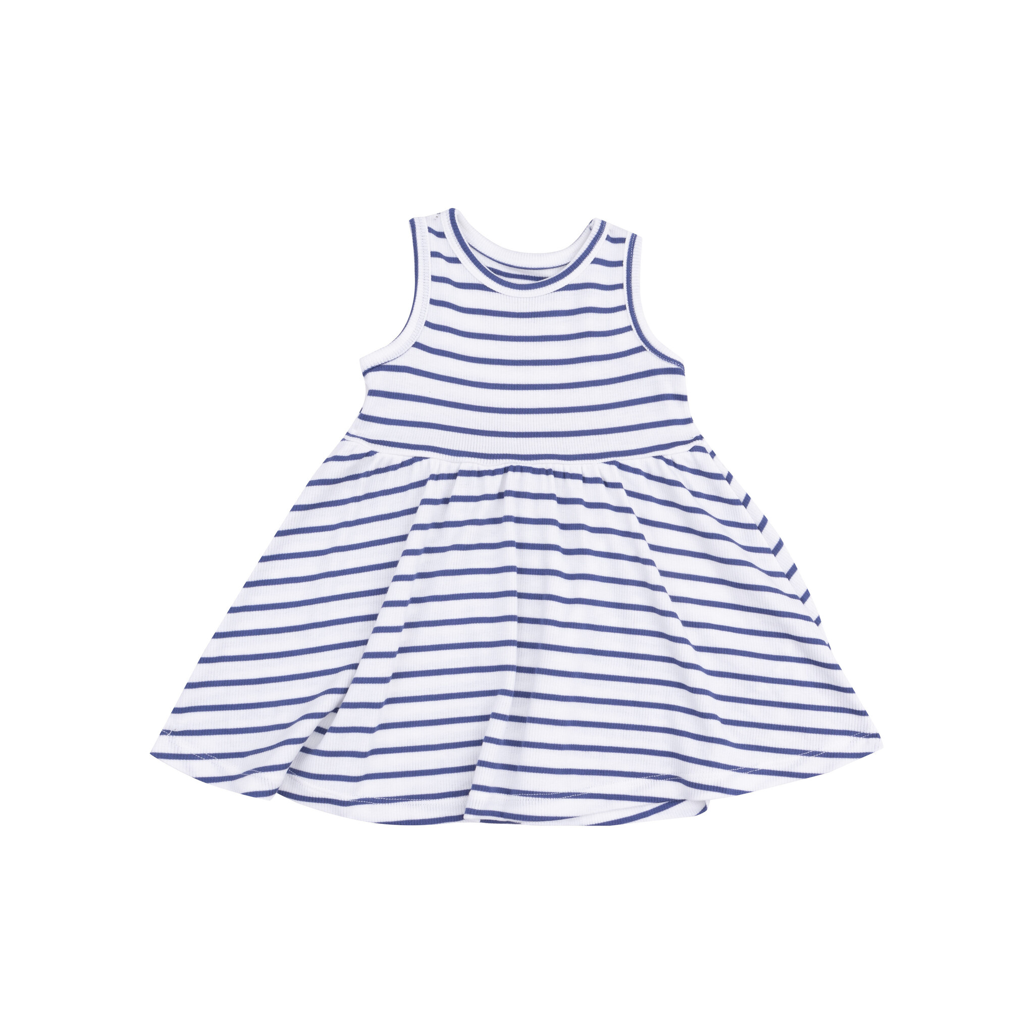 Angel Dear Angel Dear Stripe Vintage Blue Tank Dress