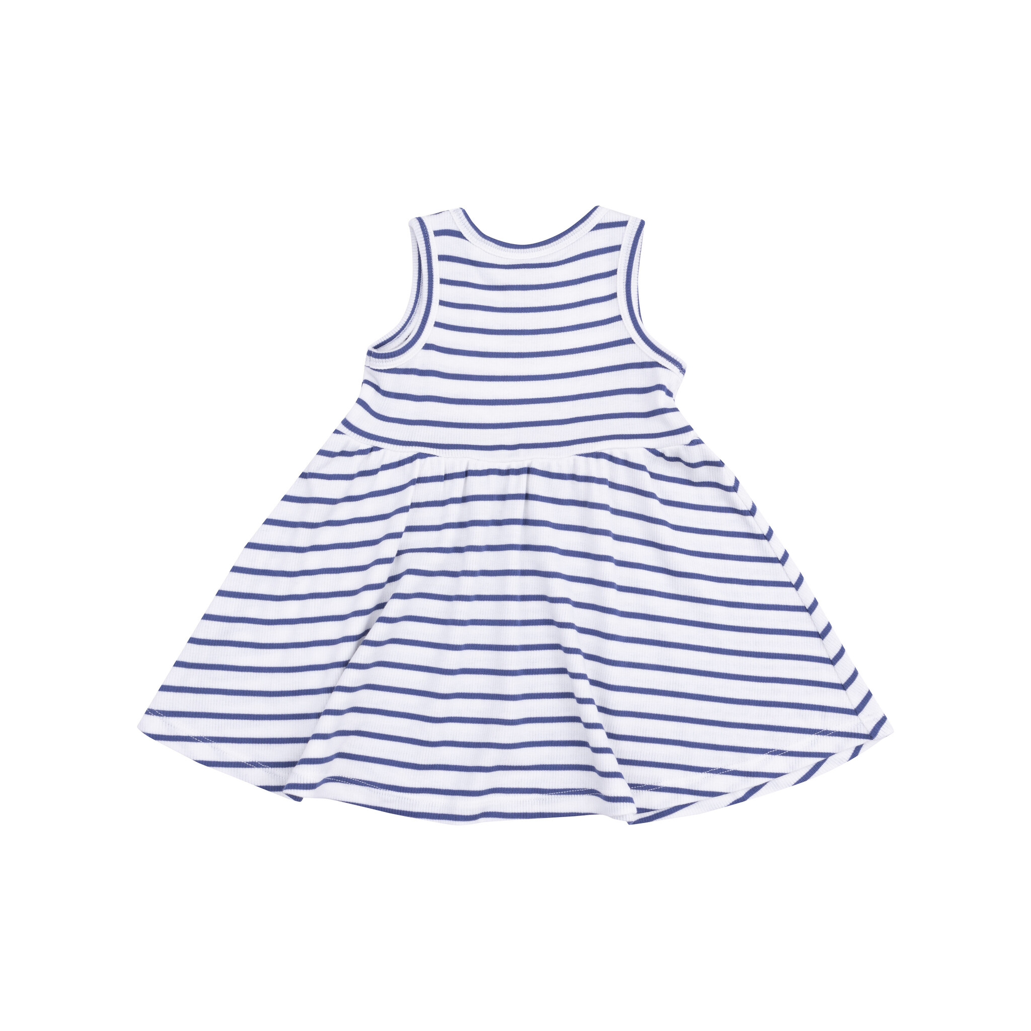 Angel Dear Angel Dear Stripe Vintage Blue Tank Dress