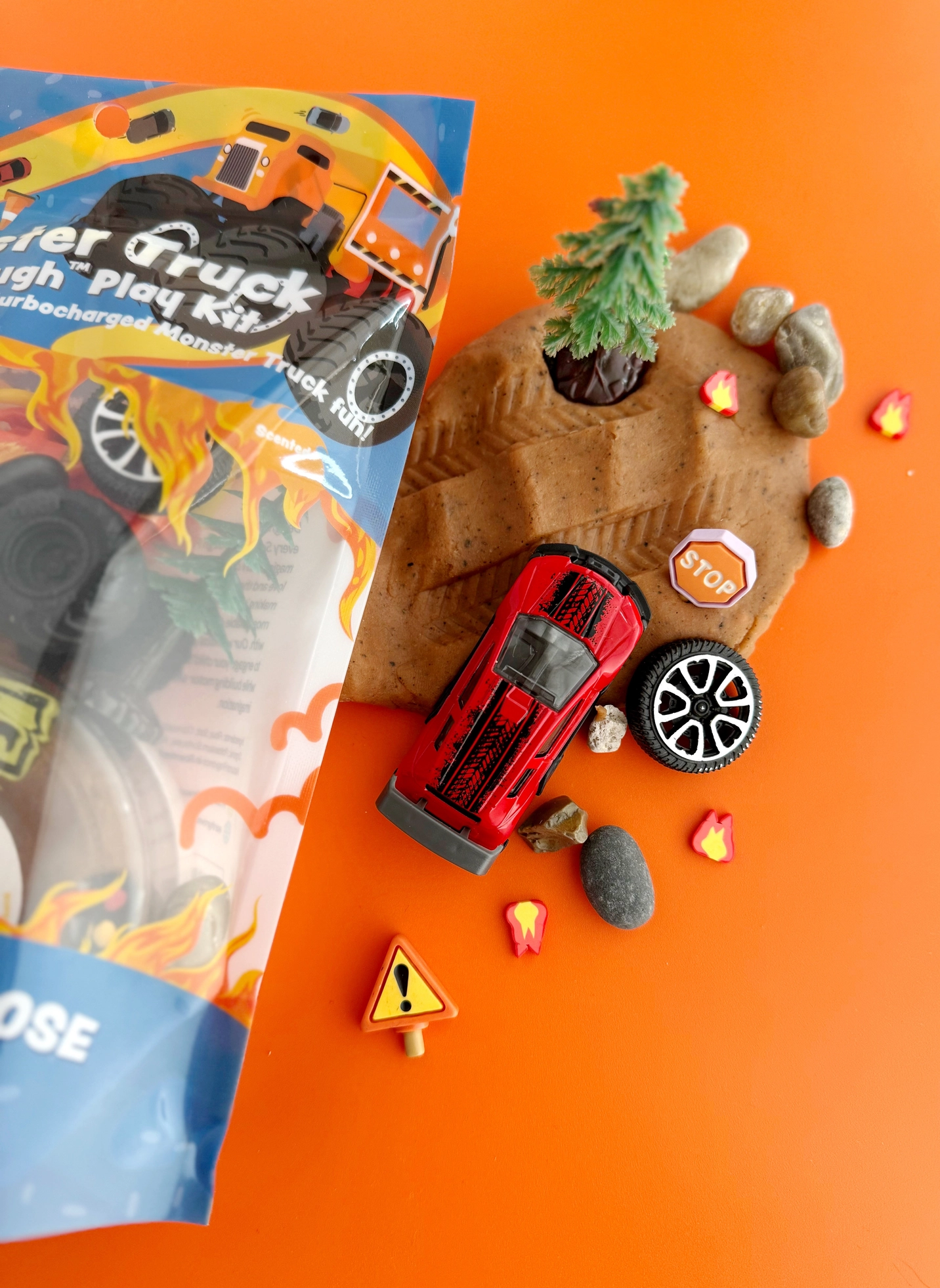 Earth Grown KidDoughs Monster Truck Kiddough Play Kit
