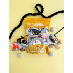 Earth Grown KidDoughs Construction (Cookies & Cream) Kiddough Play Kit