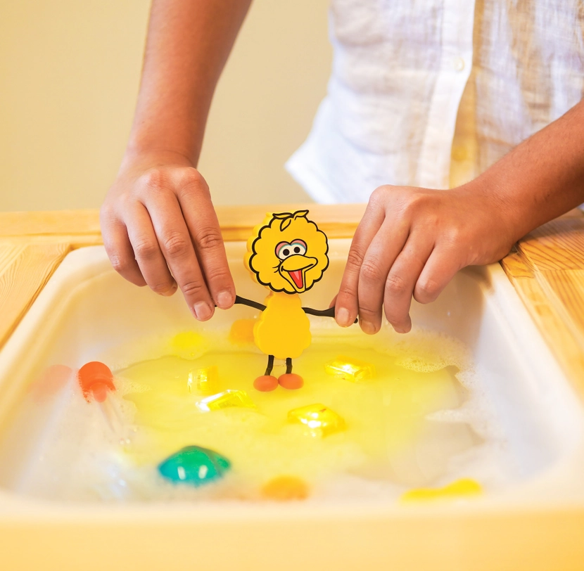 Glo Pals Big Bird - Light Up Pal & Cubes
