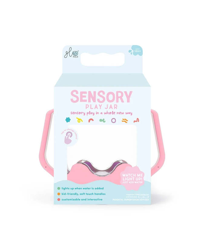 Glo Pals Bubblegum Pink Sensory Play Jar