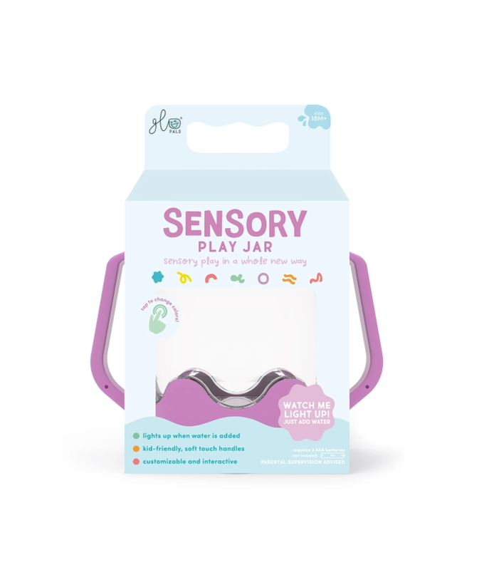 Glo Pals Purple Sensory Play Jar