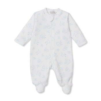 kissy kissy Kissy Kissy Cheerful Good Night Jacquard Zipper Footie
