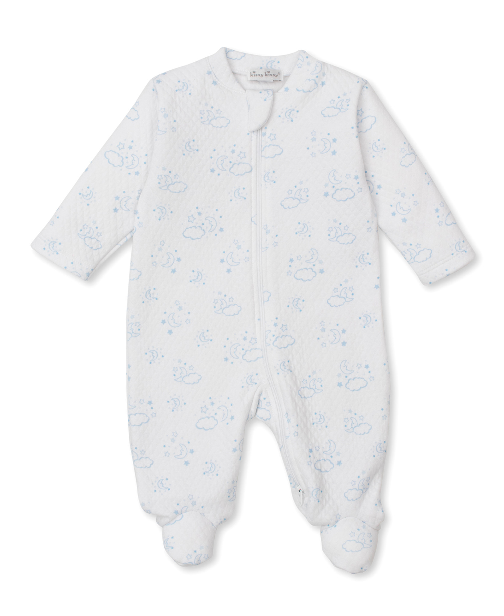 kissy kissy Kissy Kissy Cheerful Good Night Jacquard Zipper Footie