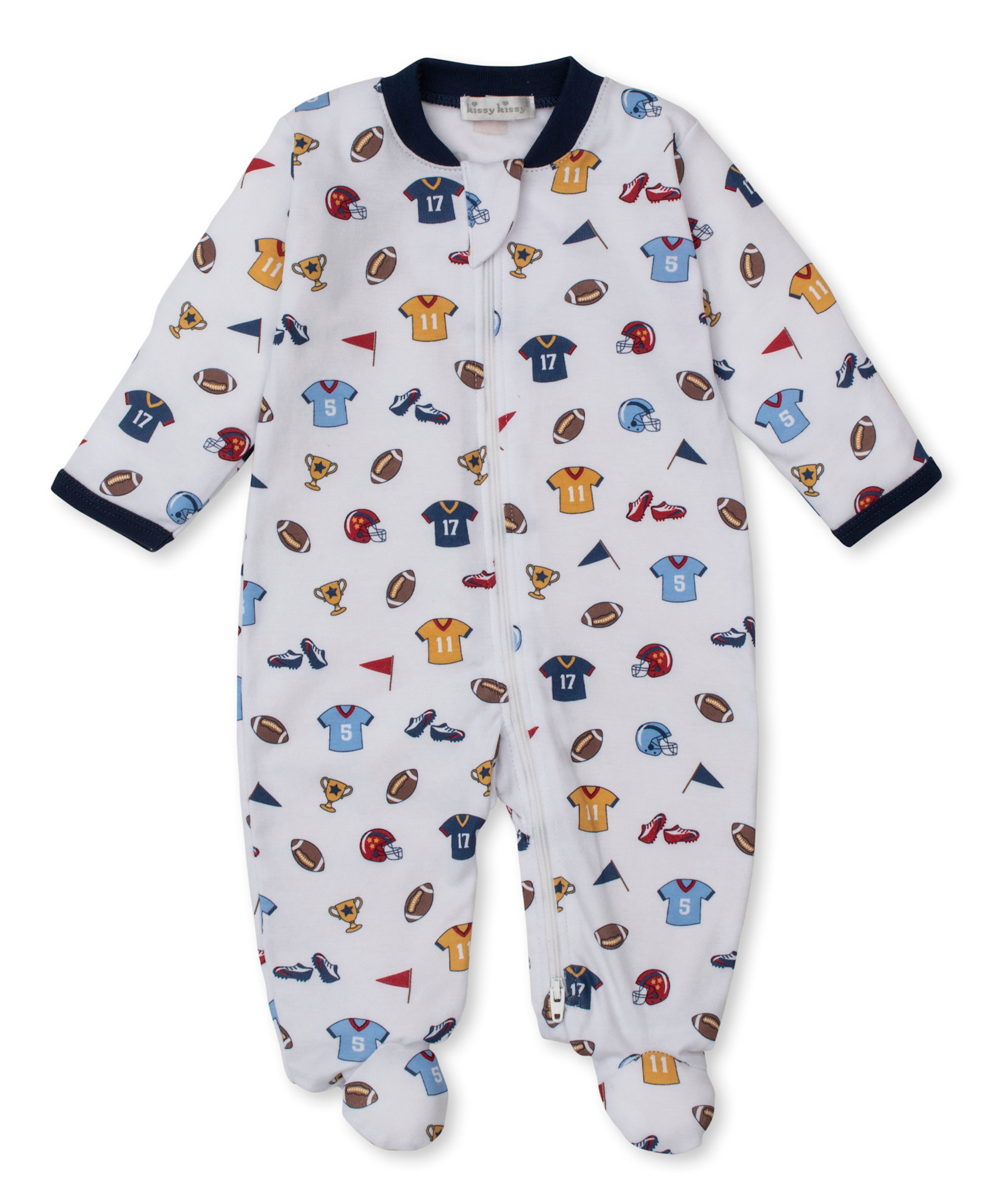 kissy kissy Kissy Kissy Football Fever Zip Footie