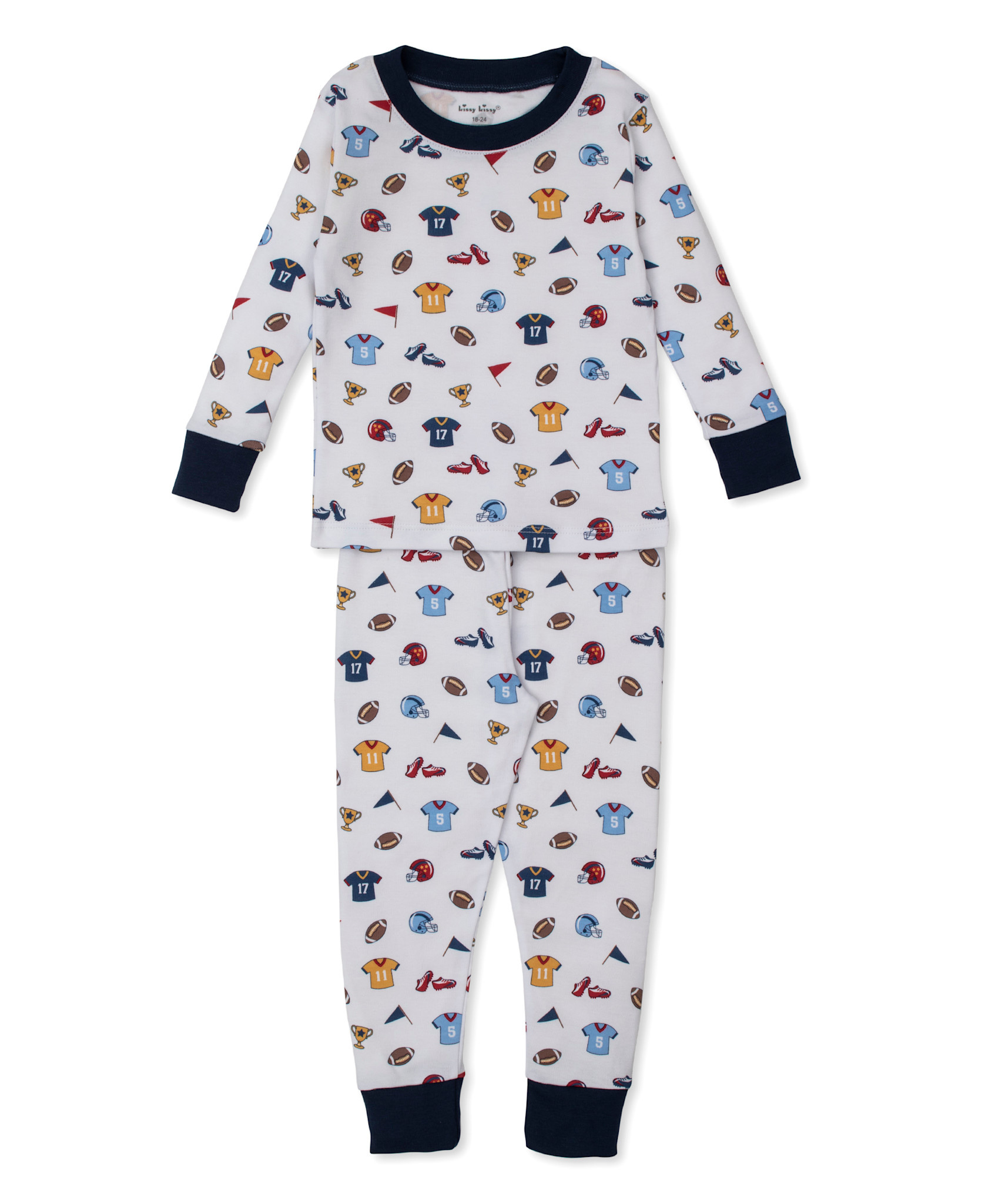 kissy kissy Kissy Kissy Football Fever Pajama Set