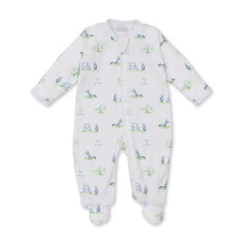 kissy kissy Kissy Kissy Fairway Foursome Zip Footie